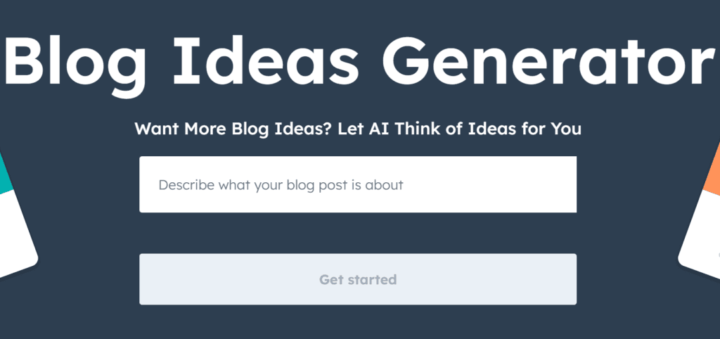 HubSpot Blog Ideas Generator